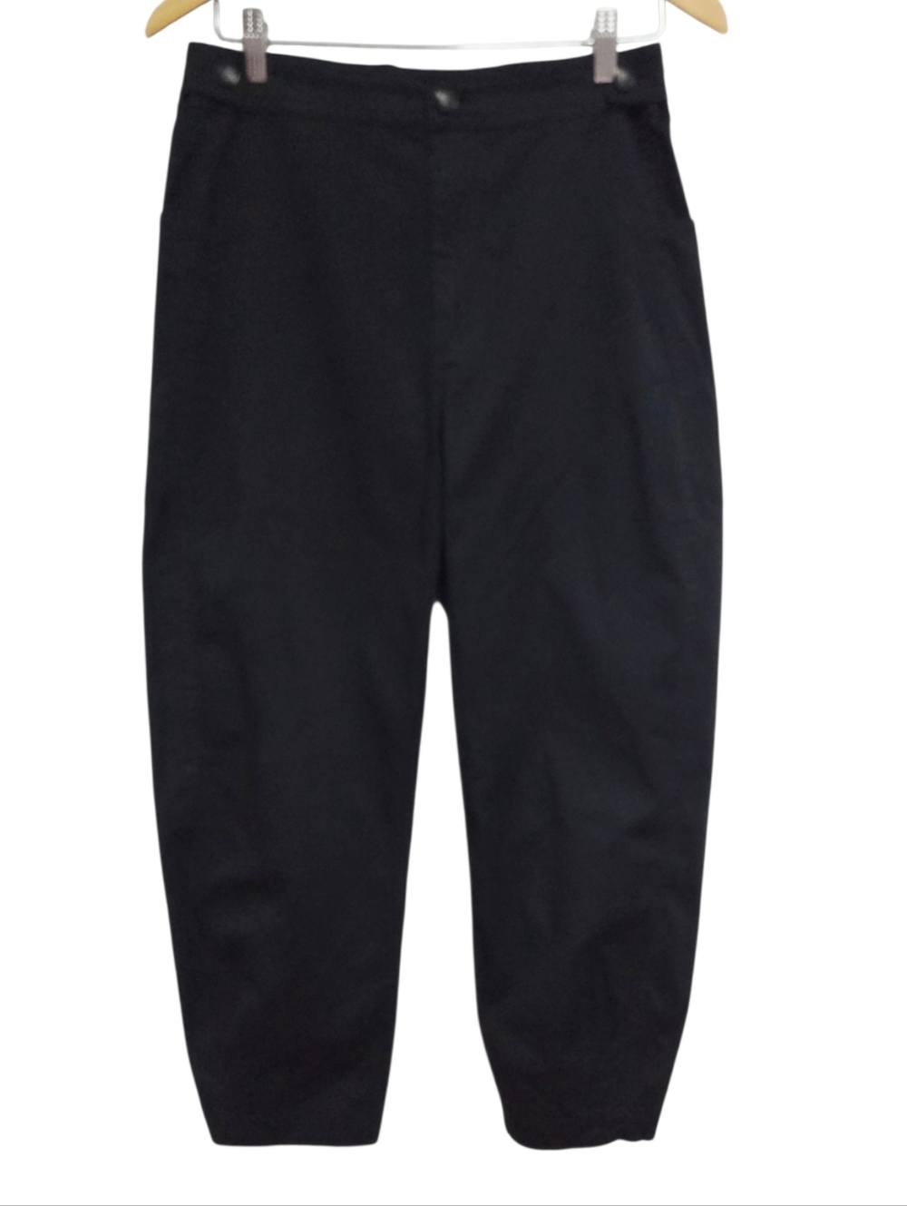 Everlane Barrel Pants Black Organic Cotton Size 8 - Picture 3 of 10
